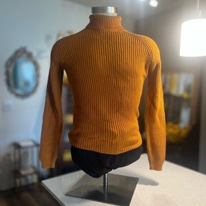 Rust Color Zara Turtleneck Sweater